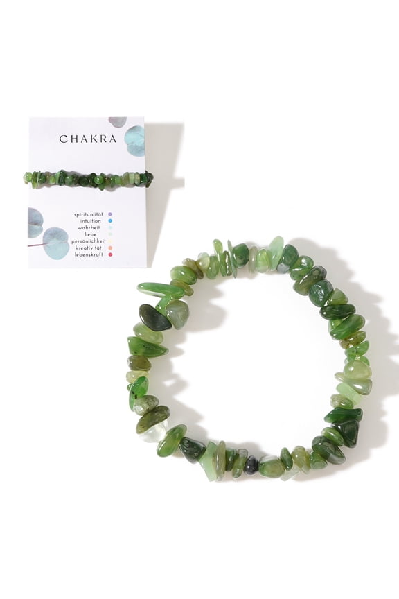 Natural Mineral Stone Bracelet Elastic Rope Jewelry Gift for Women.
