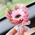 thumbnail image 1 of Natural Mini Bouquet Car Decor, Car Freshener Vent Clip, Small Dried Flower Bouquet Conditioning Outlet Perfume Clip Auto Diffuser, 1 of 9