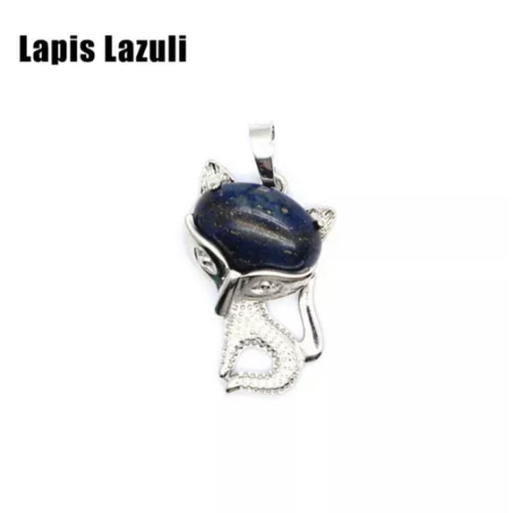 Natural Mini Chakra Animal Pendant Crystal Stone Quartz Necklace Jewelry New