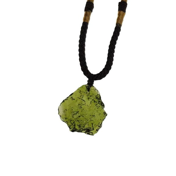 Natural Moldavite Impact Glass Czech Meteorite Energy Chakra Stone.UK S8M6