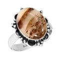 thumbnail image 1 of Natural Montana Agate Ring 925 Sterling Silver Handmade Jewelry, 1 of 6