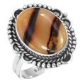 thumbnail image 1 of Natural Montana Agate Ring 925 Sterling Silver Handmade Jewelry, 1 of 6