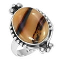 thumbnail image 1 of Natural Montana Agate Ring 925 Sterling Silver Handmade Jewelry, 1 of 6