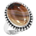 thumbnail image 1 of Natural Montana Agate Women Jewelry 925 Sterling Silver Ring, 1 of 6