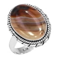 thumbnail image 1 of Natural Montana Agate Women Jewelry 925 Sterling Silver Ring, 1 of 6