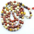 thumbnail image 1 of Natural Mookaite 108 Round Beads 8 mm Size By Indian Collectible, 1 of 1