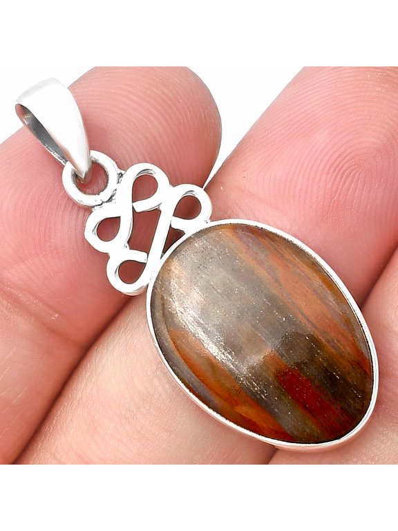 Natural Mookaite 925 Sterling Silver Pendant Jewelry P-1554 SDP143260