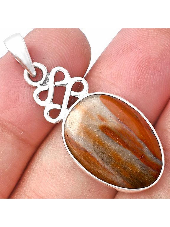 Natural Mookaite 925 Sterling Silver Pendant Jewelry P-1554 SDP143266