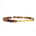 thumbnail image 1 of Natural Mookaite Jasper 4mm Round Shape Smooth Cut Beads Stretchable Bracelet for Men & Women., 1 of 3