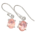 thumbnail image 1 of Natural Morganite Faceted - Madagascar 925 Silver Earrings Jewelry ALLE-17125, 1 of 1