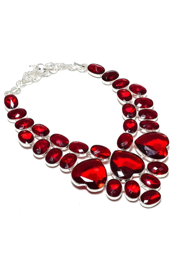 Natural Morganite Gemstone 925 Sterling Silver Jewelry Necklace 18"