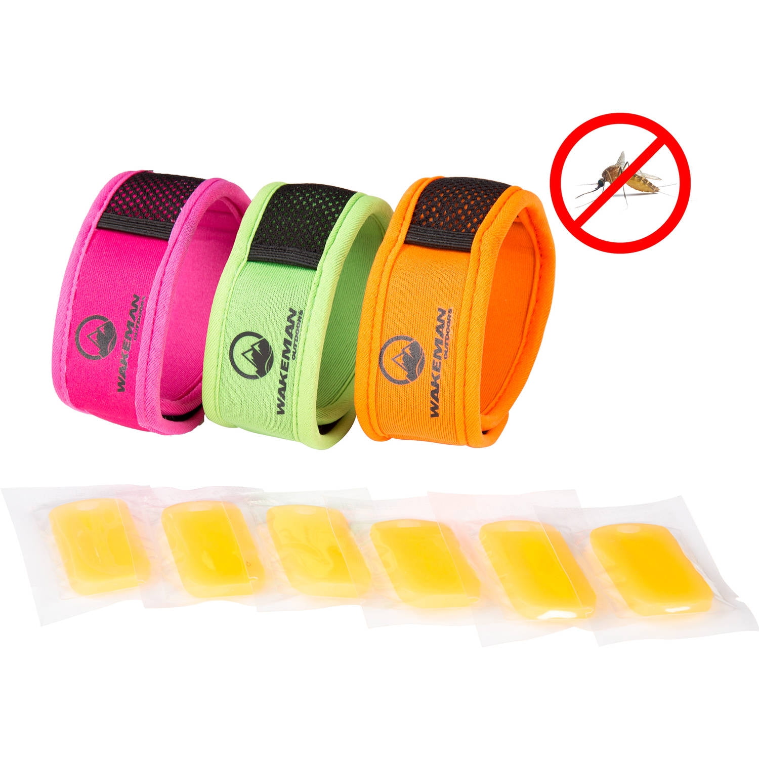 Natural Mosquito Repellent Bracelet Wristband Safe, DEET Free Insect