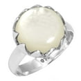 thumbnail image 1 of Natural Mother Of Pearl Women Jewelry 925 Sterling Silver Ring, 1 of 5