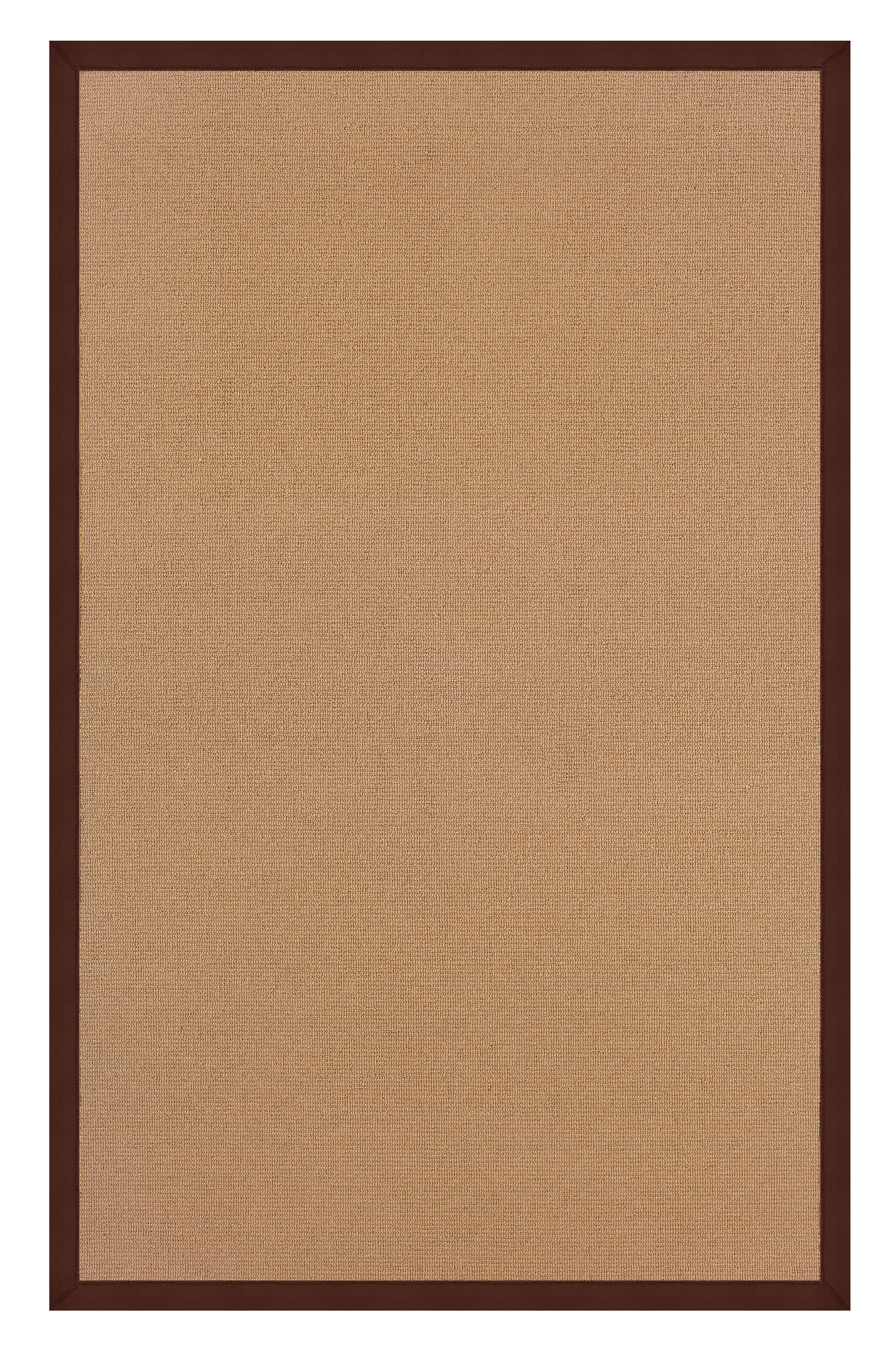 Athena Brown Hand-Tufted Wool Rectangular Rug