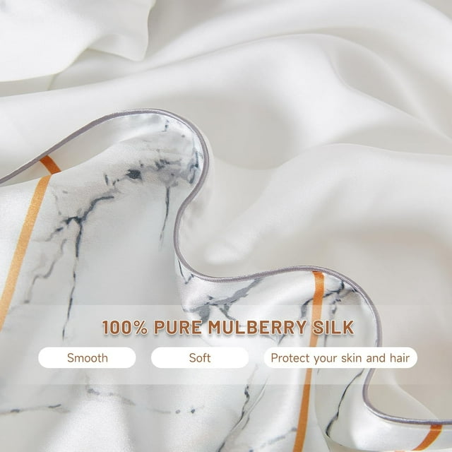 Natural Mulberry Silk Pillowcase For Hair And Skin, Grade 6A+ Mulberry