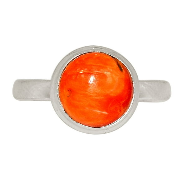 Natural Natural Oyster 925 Sterling Silver Ring Jewelry s.7 ALLR-29577
