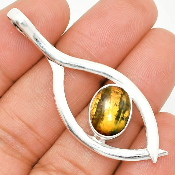 Natural Nellite 925 Sterling Silver Pendant Jewelry P-1384 SDP151158