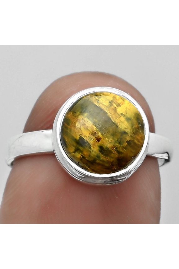 Natural Nellite 925 Sterling Silver Ring s.7.5 Jewelry R-1007 SDR180970