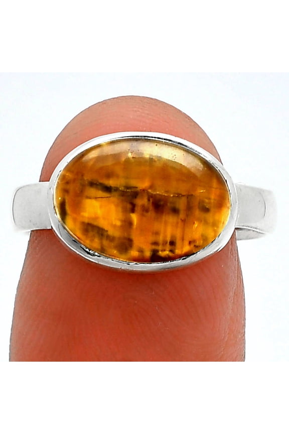 Natural Nellite 925 Sterling Silver Ring s.7.5 Jewelry R-1057 SDR247477