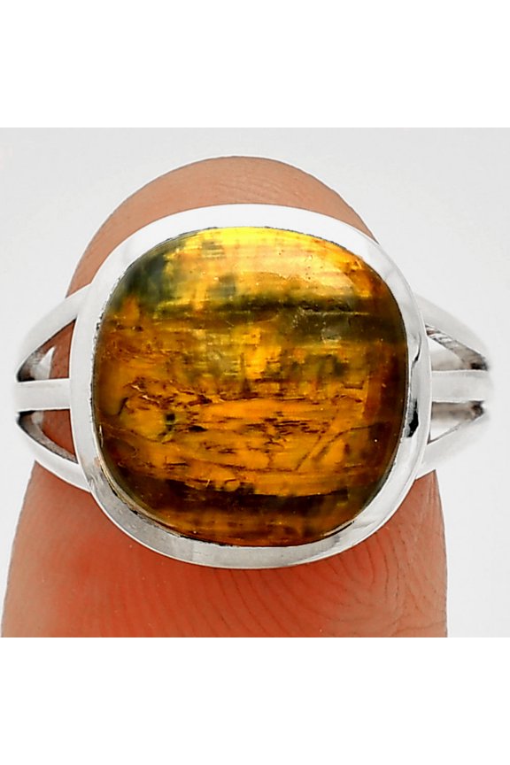 Natural Nellite 925 Sterling Silver Ring s.7 Jewelry R-1006 SDR234771