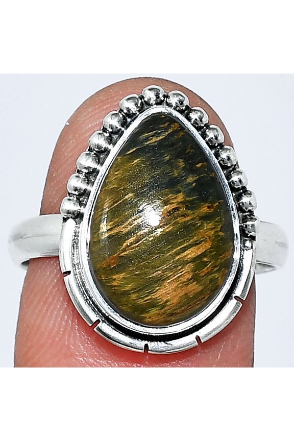 Natural Nellite 925 Sterling Silver Ring s.8 Jewelry R-1151 SDR239439