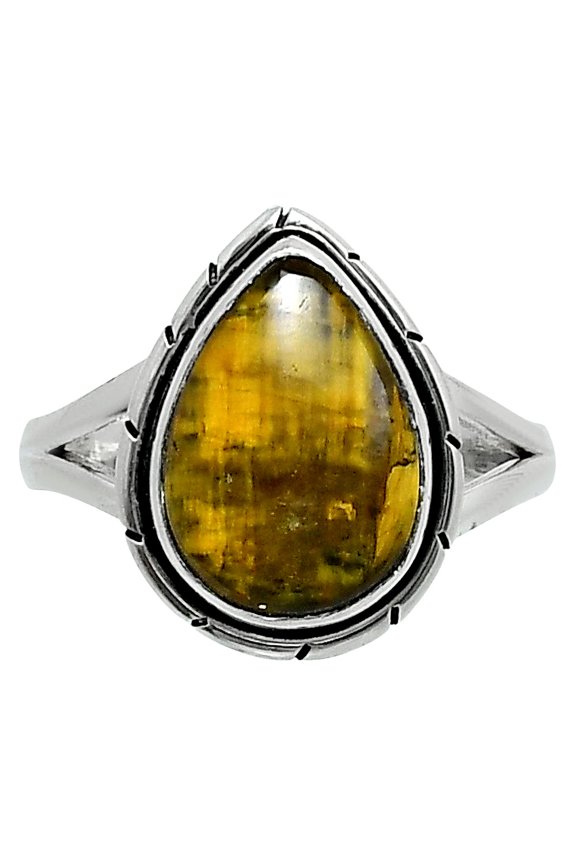 Natural Nellite 925 Sterling Silver Ring s.9 Jewelry R-1012 SDR248303