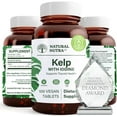 thumbnail image 1 of Natural Nutra Sea Kelp Iodine Supplement for Thyroid Support and Immune System- 100 Tablets, 1 of 7