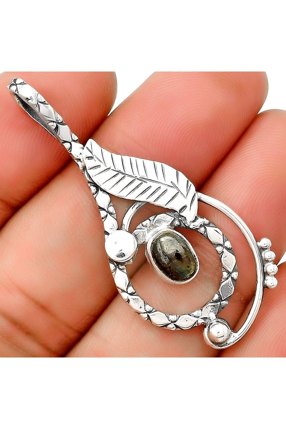 Natural Nuummite 925 Sterling Silver Pendant Jewelry P-1215 SDP133863