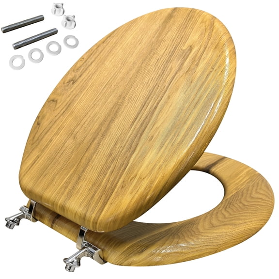 Commode Chair Round Clauss, Toilet Seat, Round, Cushioned Vinyl, Off-White - Walmart.com