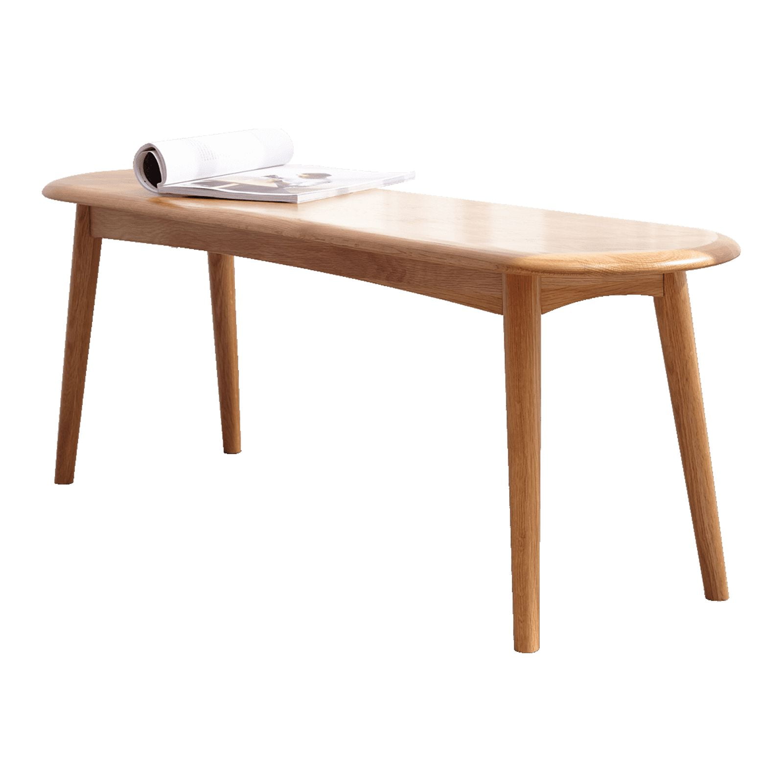 Natural Oak Wood for Dining Bench Table Bench for Living Room 73059