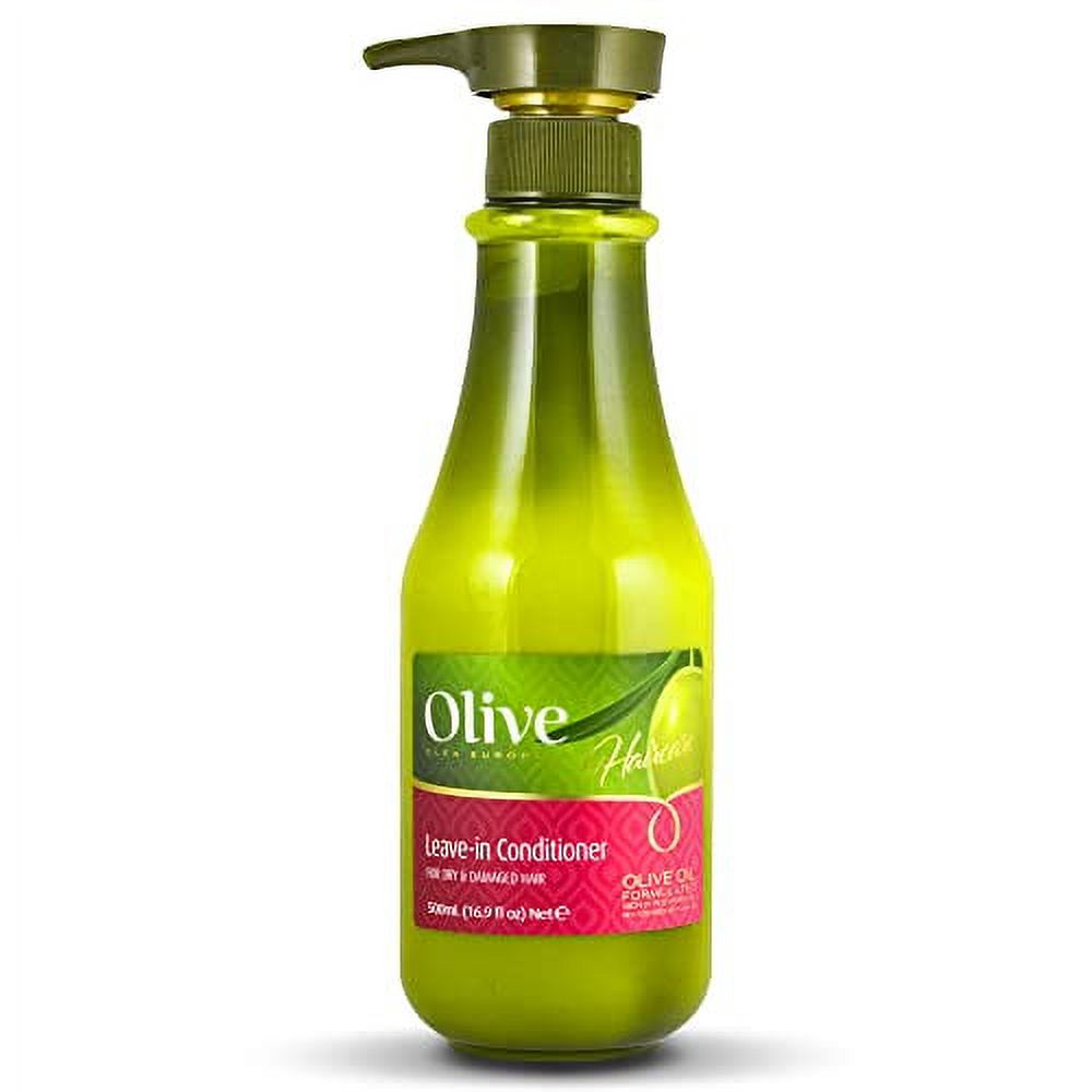Natural Olive Oil Leave In Conditioner & Detangler, Enriched With Shea