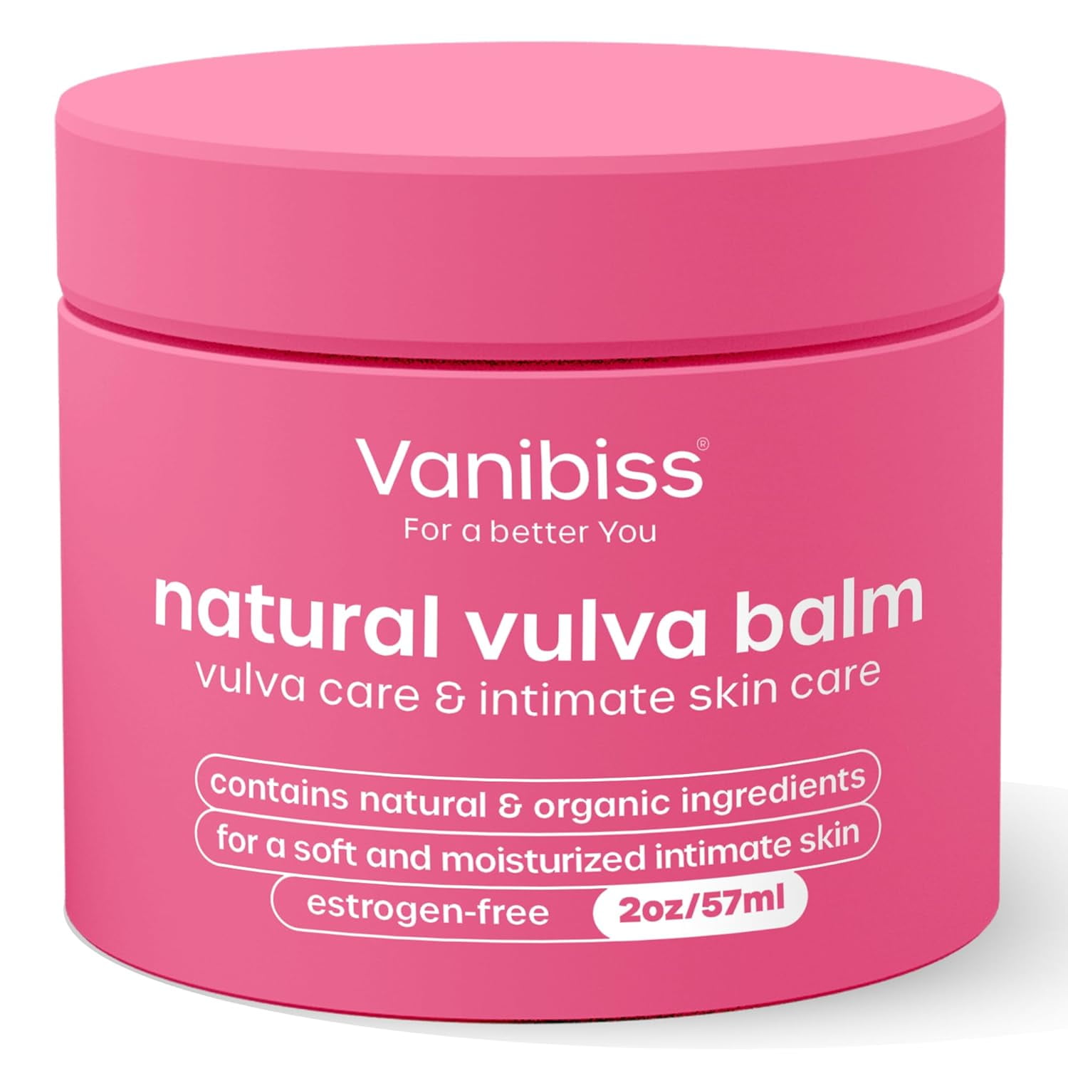 Natural Organic Balm Cream & Vaginal For Dryness, Itching, Chafing, And Burning Care