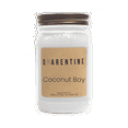thumbnail image 1 of Natural Organic Coconut Bay Soy Wax Candle 16oz, Tropical Sweet Scent, Aromatherapy & Massage Oil - Quarentine Essentials by Carla Miles, 1 of 7
