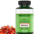 Natural Organic Flaxseed Oil 1,000 mg, Essential Omega 3 6 9 Natural
