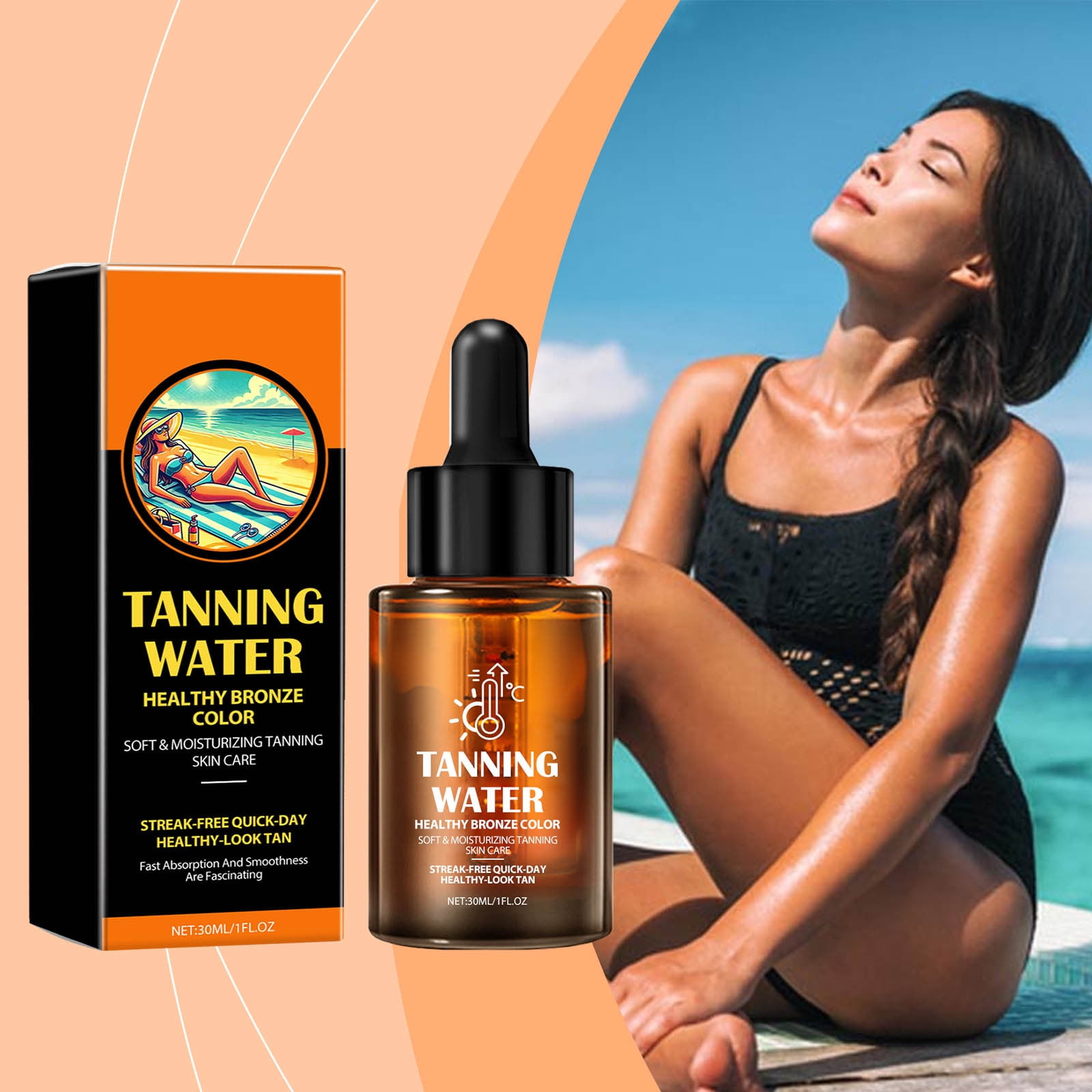 Natural & Organic Tanning Lotion Moisturizing Self Tanning Lotion For