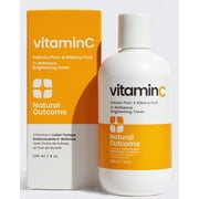 Natural Outcome C - Brilliance Vitamin C Toner for Face Daily Witch Hazel Facial Astringent with Kakadu Plum and Bilberry Fruit 8 oz Vegan, Fragrance Free