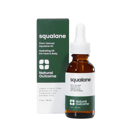 Natural Outcome Pure Squalane Oil Hydrating Body & Face Moisturizer Skin Oil, 1 Oz