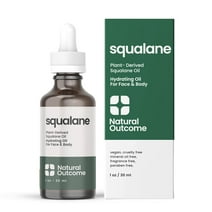 Natural Outcome Pure Squalane Oil Hydrating Body & Face Moisturizer Skin Oil, 1 Oz
