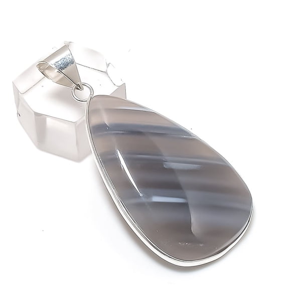 Natural Owhyee Opal Gemstone 925 Sterling Silver Jewelry Pendant 2.09"