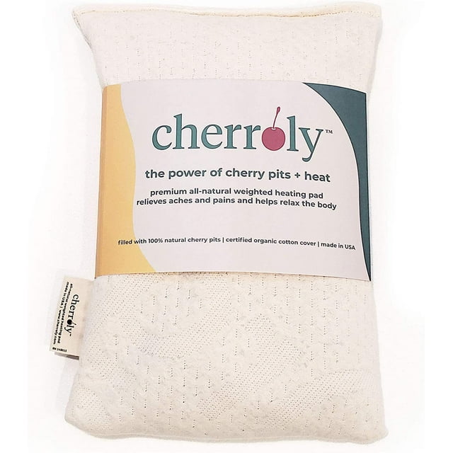 Natural Pain Relief Moist Heat Therapy, Cherry Pits in Organic Cotton
