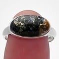thumbnail image 1 of Natural Palm Root Fossil Agate 925 Sterling Silver Ring s.9 Jewelry R-1057 SDR224476, 1 of 5