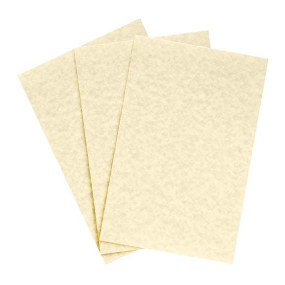 Natural Parchment Paper – Great for Certificates, Menus and Wedding Invitations | 24lb Bond / 60lb Text / 90GSM | 11" x 17" (Ledger Size) Paper for Writing, Copy, Printing | 100 Sheets per Pack