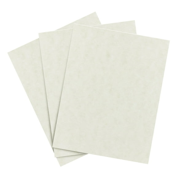 Natural Parchment Paper – Great for Certificates, Menus and Wedding Invitations | 24lb Bond / 60lb Text / 90GSM | 8.5" x 11" (Letter Size) Paper for Writing, Copy, Printing | 100 Sheets per Pack