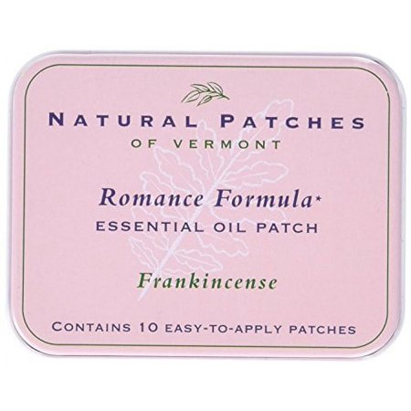 Natural Patches of Vermont Romance Formula Essential Oil Body Patches, Frankincense, 2.6 Ounce