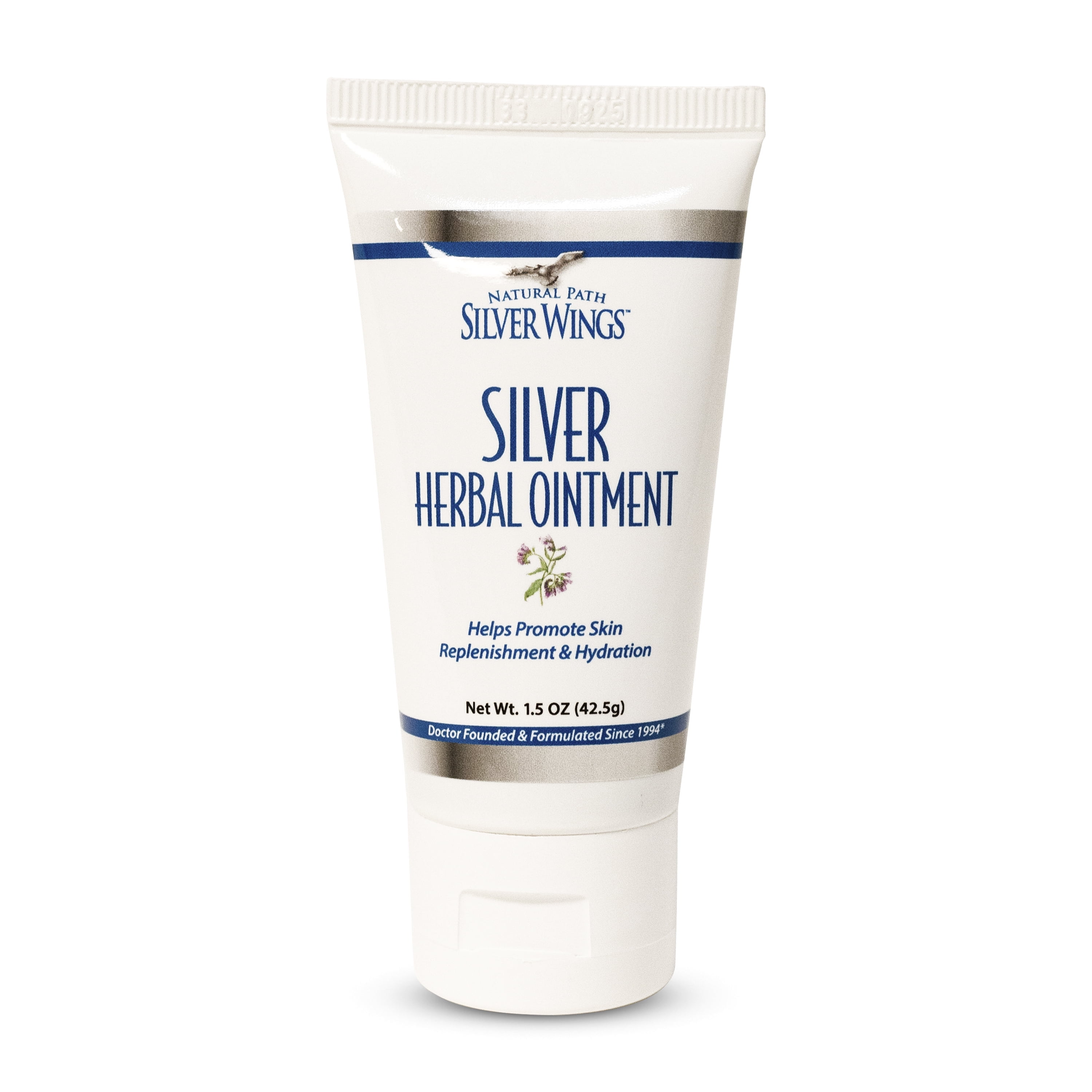 Natural Path Silver Wings 250ppm Silver Herbal Ointment - Nourishing and Moisturizing Skin Care 1.50oz
