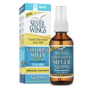 Natural Path Silver Wings Colloidal Silver 50 PPM 2 fl oz Spray