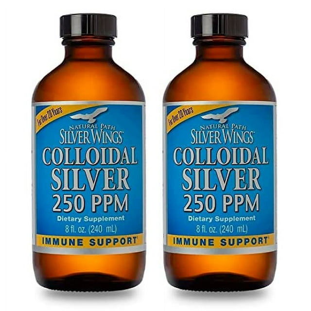 Natural Path Silver Wings Extra Strength Colloidal Silver 8FlOz