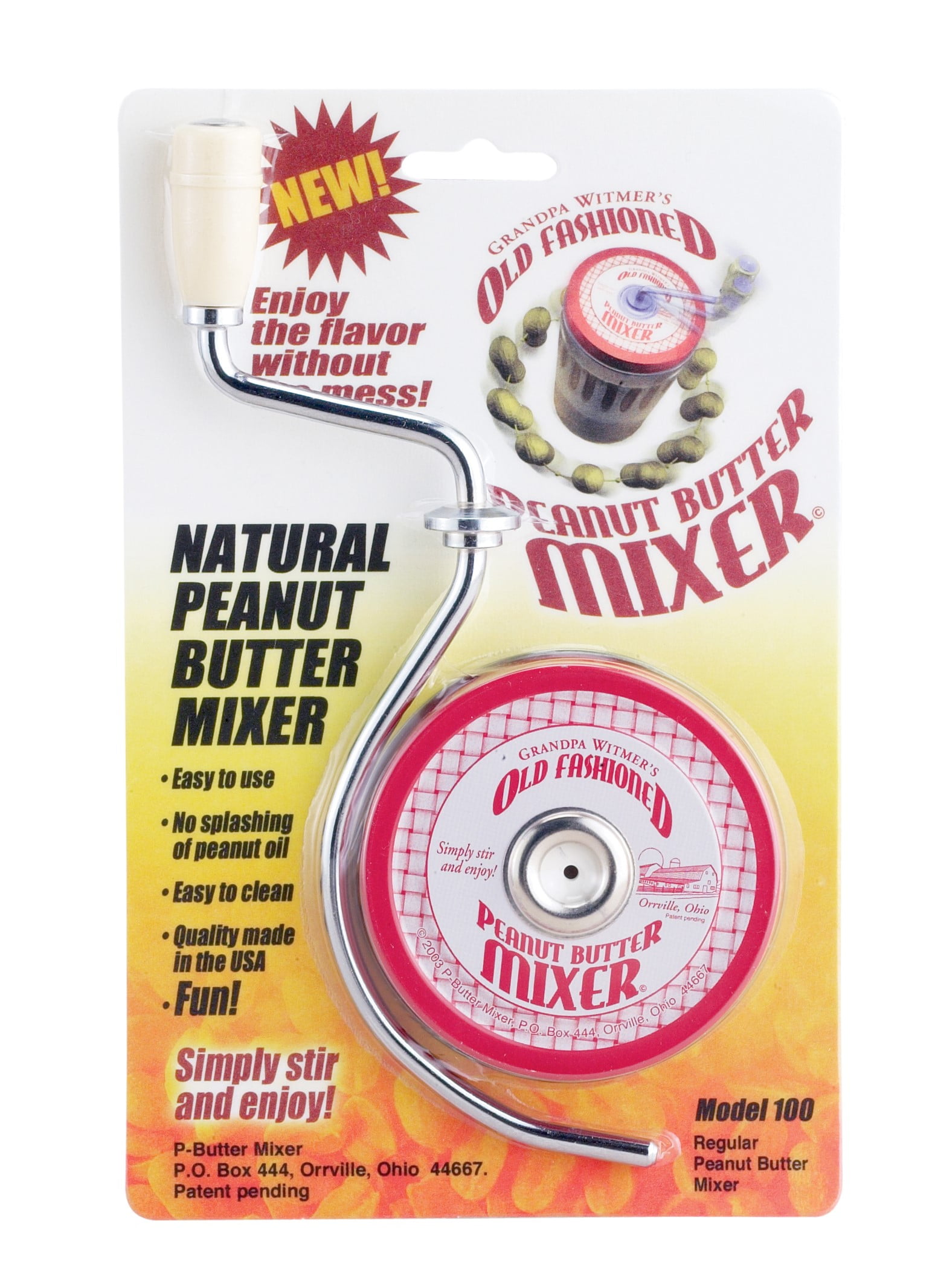 Hand-crank peanut butter mixer - Boing Boing