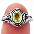 thumbnail image 1 of Natural Peridot 925 Sterling Silver Ring s.6 Jewelry DGR1131_E_6 R-1044, 1 of 7