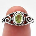 thumbnail image 1 of Natural Peridot 925 Sterling Silver Ring s.6 Jewelry DGR1132_B_6 R-1043, 1 of 7